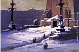 Monument in the Snow by Theodore Clement Steele